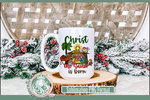 Christ The Savior Is Born Sublimation Sublimation QueenBrat Digital Designs 