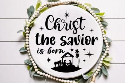 Christ The Savior Is Born SVG Angelina750 