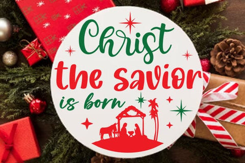 Christ The Savior Is Born SVG Angelina750 