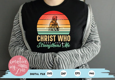 Christ who strengthens me SVG md faruk hossain 