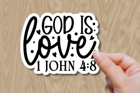 Christian Bible Verse Sublimation Stickers Bundle - So Fontsy