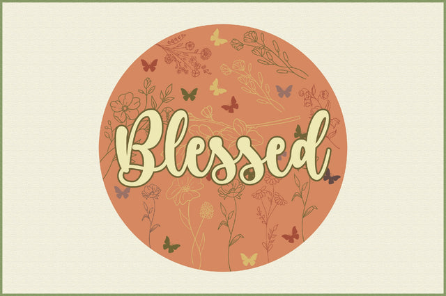 Christian Blessed Sublimation Design Sublimation Creativeart88 