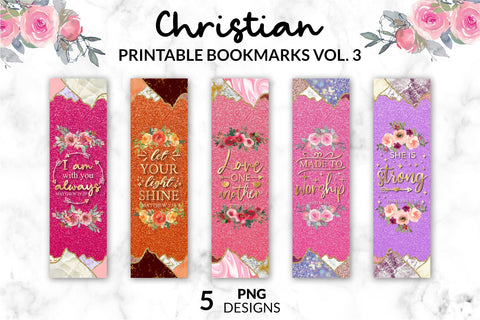 Christian bookmarks Vol. 3, Bible verse bookmark, Bookmarks with bible verses, Religious bookmark, Scripture bookmark, Bookmarks for bible, Printable bookmark, Bookmark design, Bookmark set, Digital bookmarks, PNG file SVG KatineDesign 