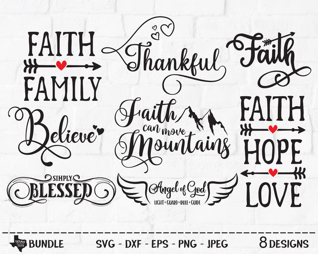 Christian Bundle | Religious SVG SVG Texas Southern Cuts 