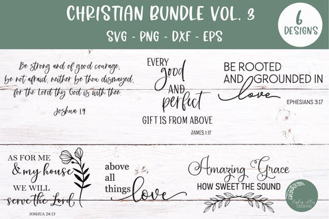 Christian Bundle Vol 3-Scripture Svg-Farmhouse Svg Bundle SVG Linden Valley Designs 