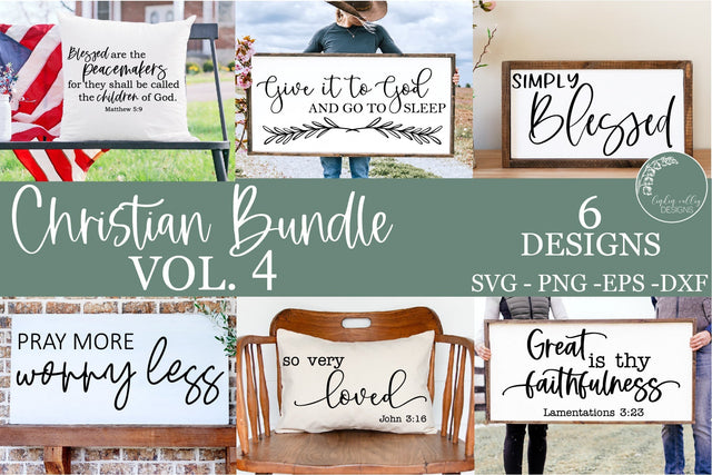 Christian Bundle Vol 4-Scripture Bundle-Religious Bundle SVG Linden Valley Designs 