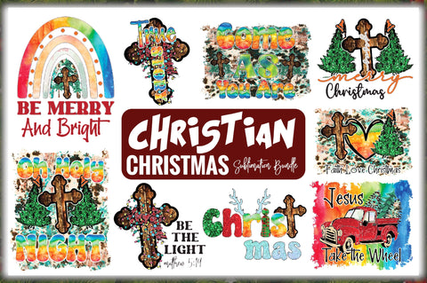 Christian Christmas Sublimation Bundle Sublimation Jagonath Roy 