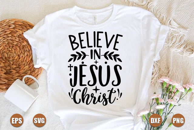 christian christmas SVG Design, Believe in jesus christ SVG FiveStarCrafting 