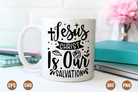 christian christmas SVG Design, Jesus christ is our salvation SVG FiveStarCrafting 