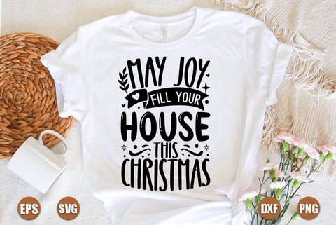 christian christmas SVG Design, May joy fill your house this christmas SVG FiveStarCrafting 