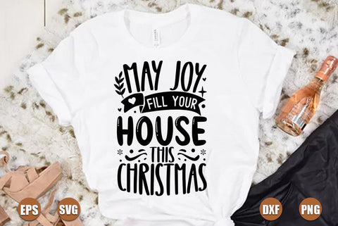 christian christmas SVG Design, May joy fill your house this christmas SVG FiveStarCrafting 