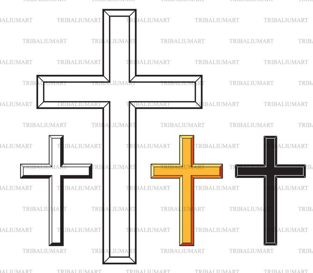 Christian cross SVG TribaliumArtSF 