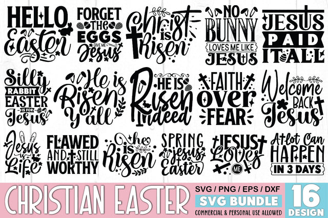 Christian Easter SVG Bundle SVG Ariyan 