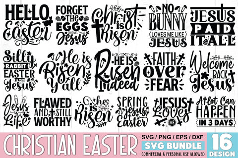 Christian Easter SVG Bundle SVG Ariyan 