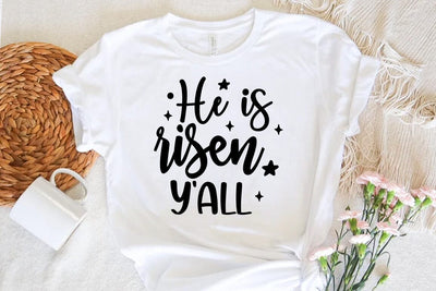 Christian Ester SVG Design, He is risen yall SVG FiveStarCrafting 
