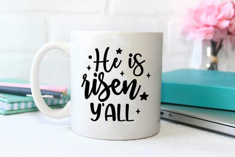 Christian Ester SVG Design, He is risen yall SVG FiveStarCrafting 