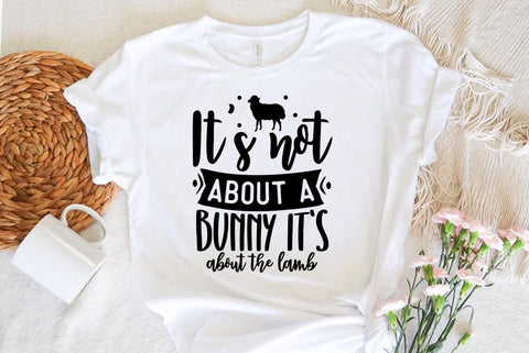Christian Ester SVG Design, Its not about a bunny its about the lamb SVG FiveStarCrafting 