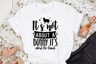 Christian Ester SVG Design, Its not about a bunny its about the lamb SVG FiveStarCrafting 