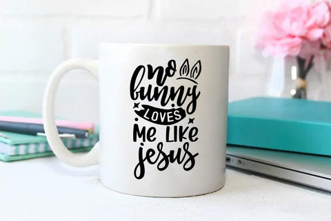 Christian Ester SVG Design, No bunny loves me like jesus SVG FiveStarCrafting 