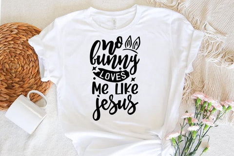 Christian Ester SVG Design, No bunny loves me like jesus SVG FiveStarCrafting 