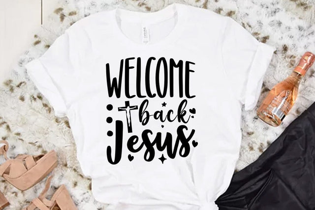 Christian Ester SVG Design, Welcome back jesus SVG FiveStarCrafting 