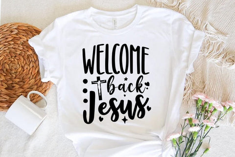 Christian Ester SVG Design, Welcome back jesus SVG FiveStarCrafting 