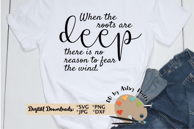 Christian Faith Quote - Inspirational quote svg - Fear quote - God quote, svg dxf SVG The Artsy Spot 