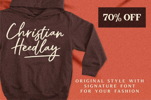 Christian Heedlay Font Letterena Studios 