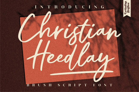 Christian Heedlay Font Letterena Studios 