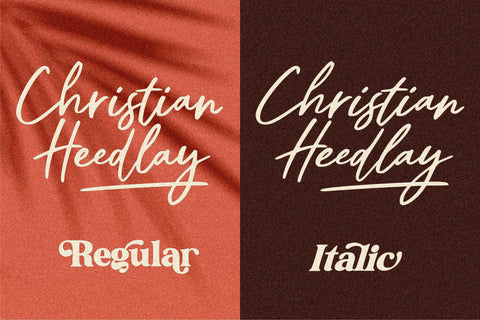 Christian Heedlay Font Letterena Studios 