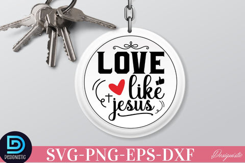 Christian Keychain SVG Bundle, Mama Keychain Bundle SVG DESIGNISTIC 