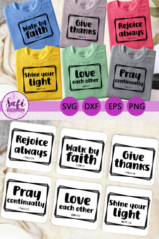 Christian Life Cut File Bundle SVG Safi Design 