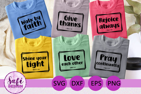 Christian Life Cut File Bundle SVG Safi Design 