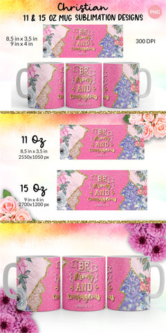 Christian Mug, Be Strong and Courageous, Bible Verse Mug, Inspirational Mug, Jesus Cup, Mug With Bible Verse, Inspirational Mug Wrap, Coffee Mug Bible Verse, Bible Verse PNG, Mug Wrap Sublimation Designs, Scripture Mug SVG KatineDesign 