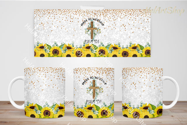 Christian Mug PNG, 11Oz Mug Sublimation Sublimation _HelArtShop_ 