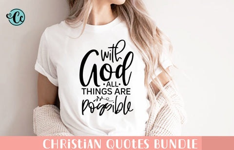 Christian Quotes Bundle SVG, Faith Svg SVG Crazy Craft 