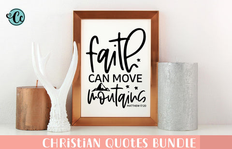Christian Quotes Bundle SVG, Faith Svg SVG Crazy Craft 