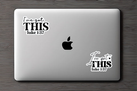 Christian Quotes Sticker Bundle Sublimation DESIGNS DARK 