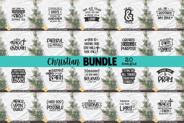 Christian Sayings SVG Bundle | Religious SVG SVG Cheese Toast Digitals 