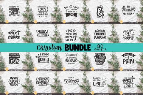 Christian Sayings SVG Bundle | Religious SVG SVG Cheese Toast Digitals 