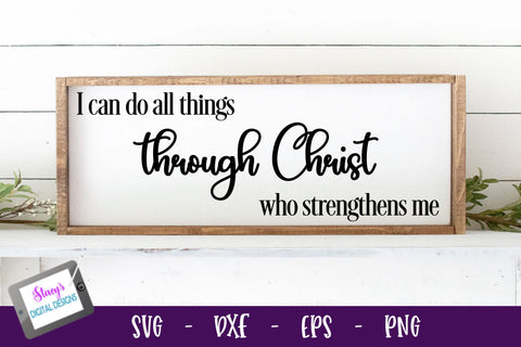 Christian Sign Bundle | 6 Christian Scripture SVGs for Signs SVG Stacy's Digital Designs 