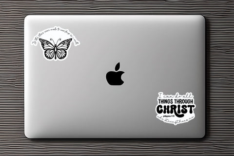 Christian Sticker Bundle Sublimation DESIGNS DARK 