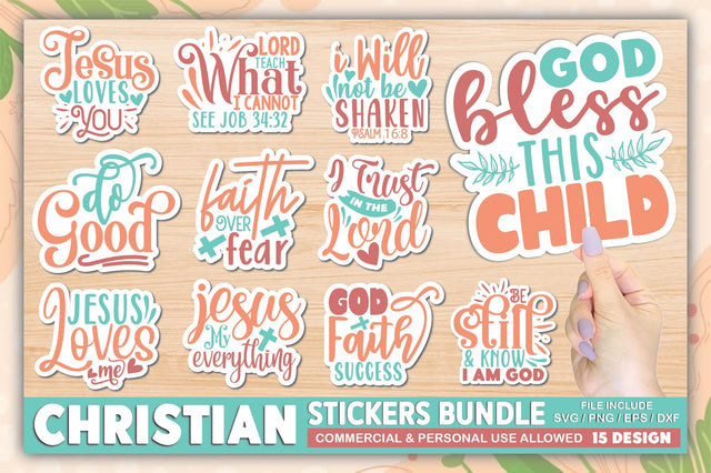 Christian Sticker Bundle SVG Ariyan 