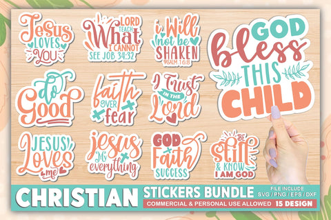 Christian Sticker Bundle SVG Ariyan 