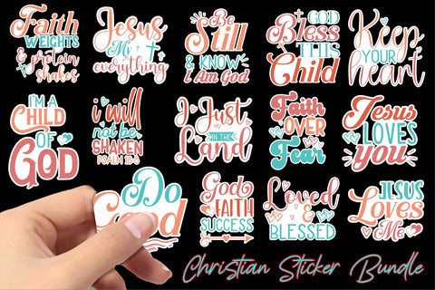 Christian-Sticker-Bundle SVG Creativeart88 