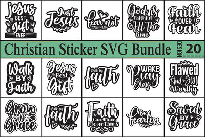 Christian Sticker SVG Bundle SVG orpitasn 