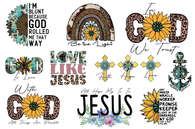 Christian Sublimation Bundle Sublimation Creativeart88 