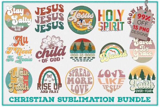 Christian Sublimation Bundle Sublimation Creativeart88 