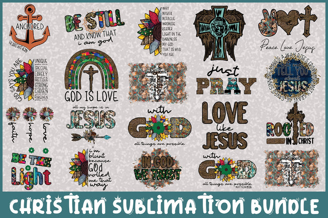 Christian Sublimation Bundle Sublimation Jagonath Roy 