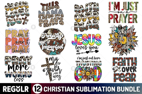 Christian Sublimation bundle Sublimation Regulrcrative 